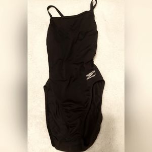 XS Black Speedo Endurance+ One-piece Swimsuit
